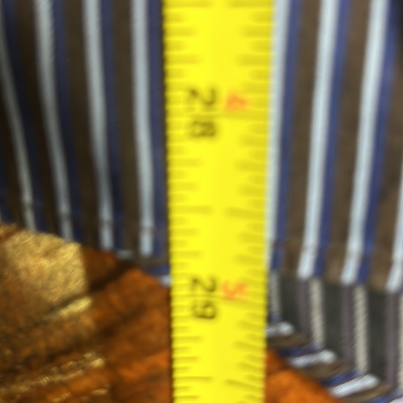 Harry Rosen Made in Italy  Men's Striped Button Down Dress Shirt - Picture 5 of 9